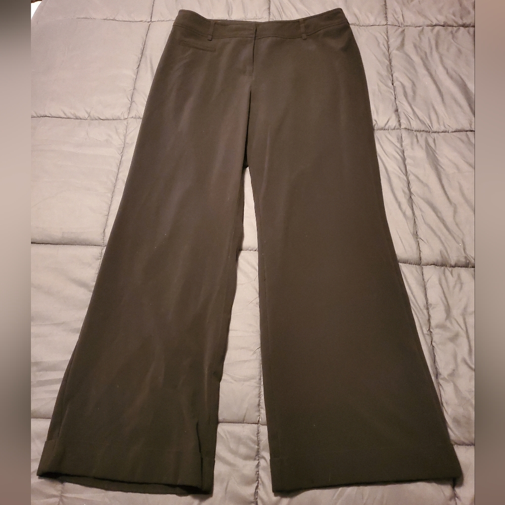 Wide Leg Black Slacks